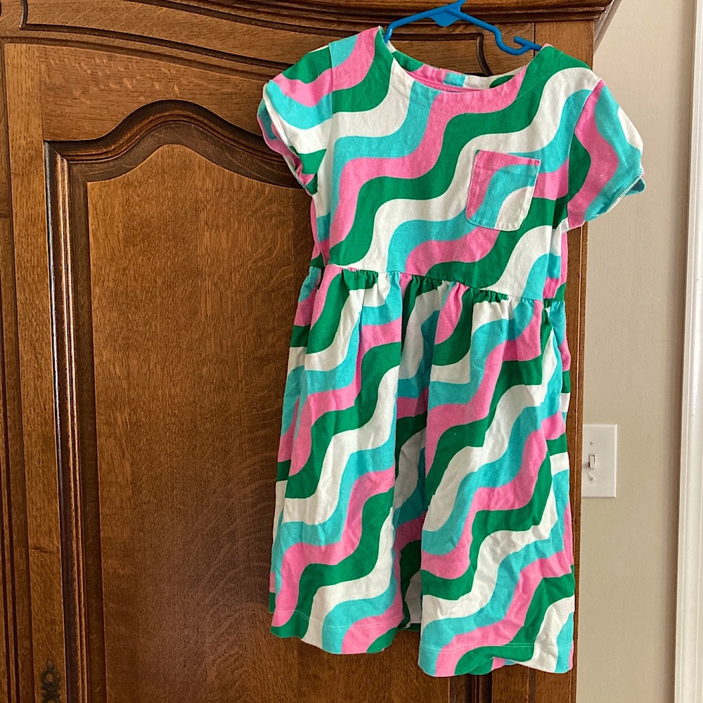 Mini Boden Short Sleeve Fun Jersey Dress
